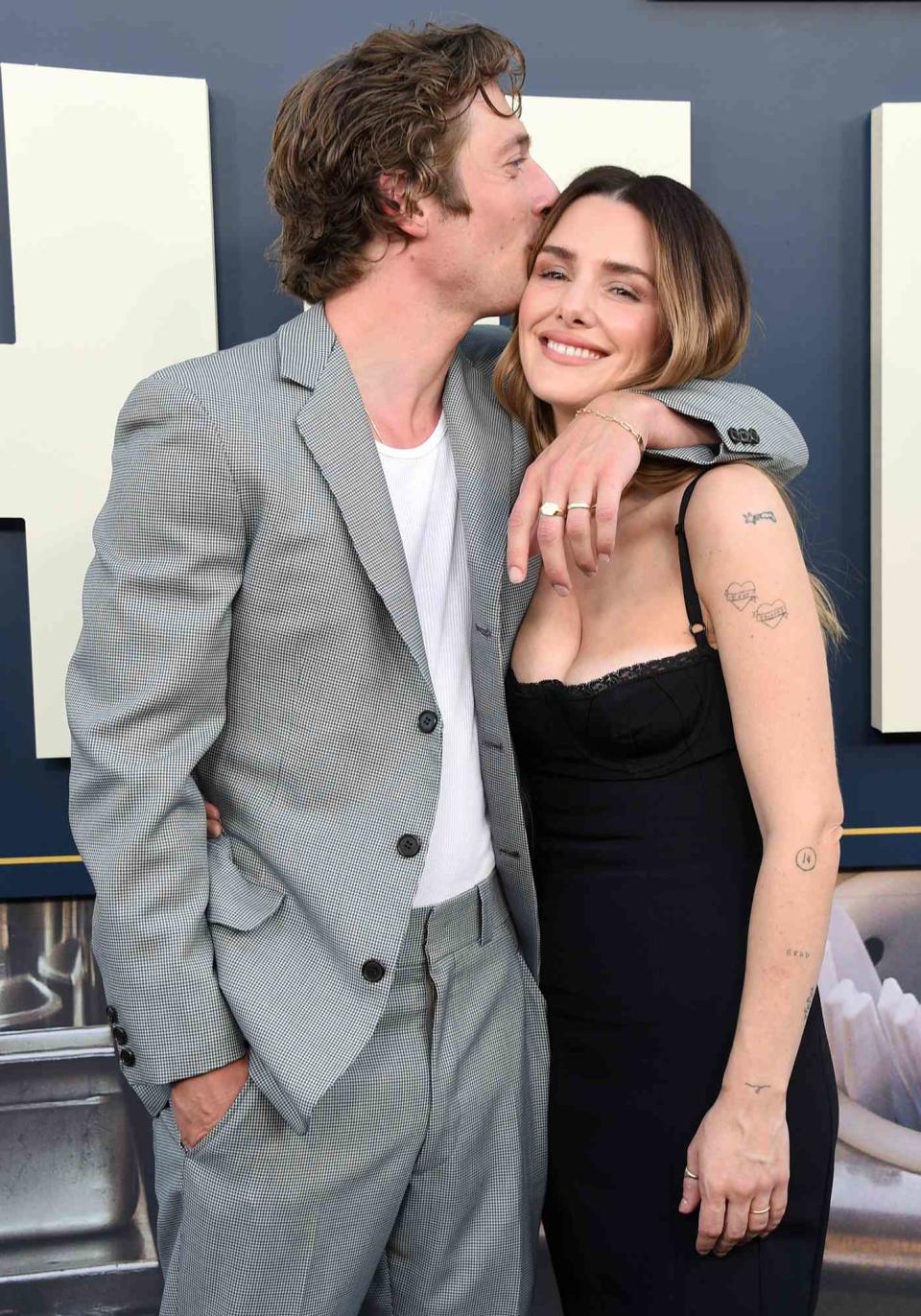 Jeremy Allen White and Addison Timlin attend FX's "The Bear" Los Angeles Premiere at Goya Studios on June 20, 2022 in Los Angeles, California