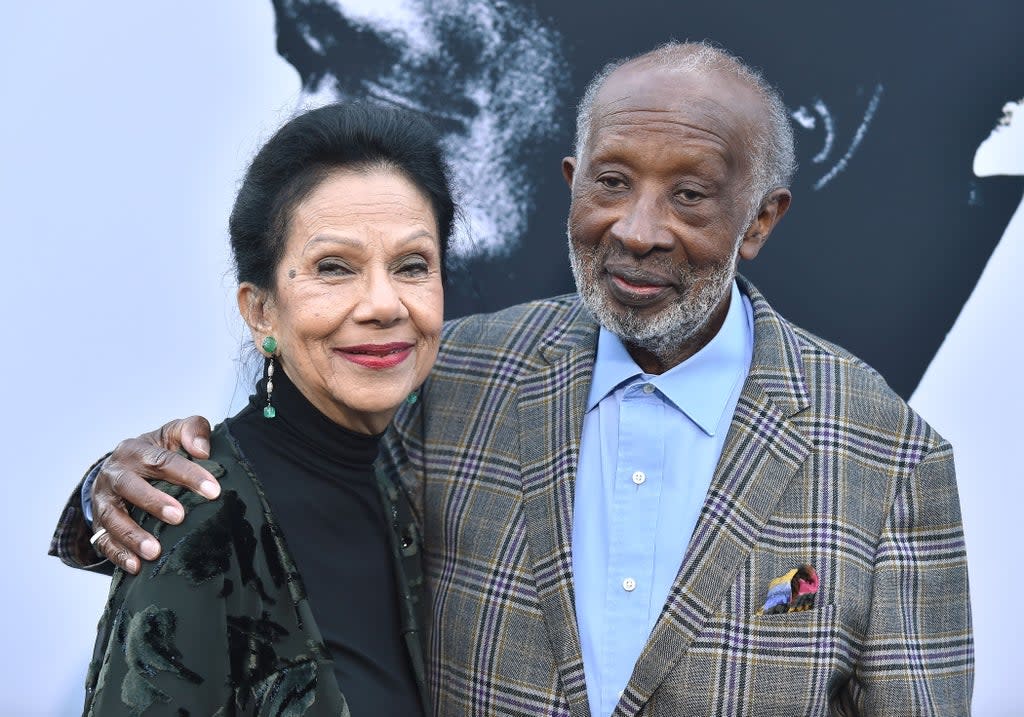 Jacqueline and Clarence Avant attend the premiere of a Netflix documentary about Mr Avant’s life on 3 June, 2019  (AFP/Getty)