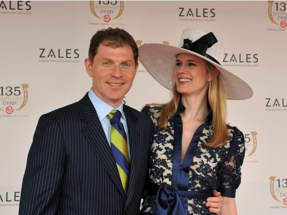 Bobby Flay and Stephanie March