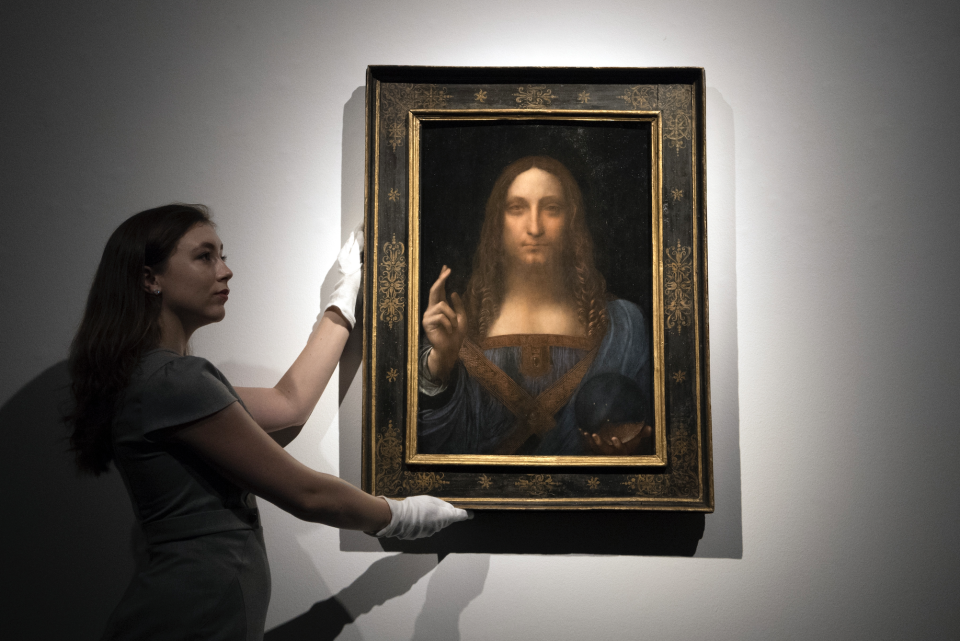 Salvator Mundi painting