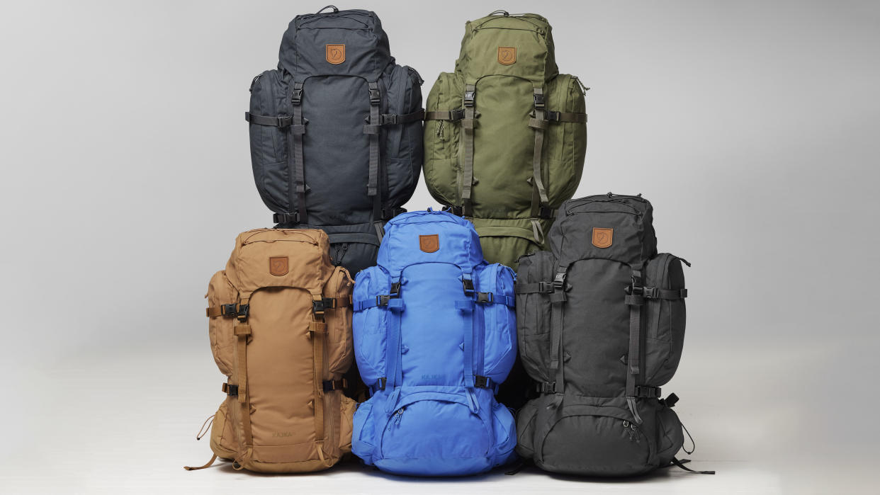  Fjällräven Kajka 2.0 backpacks. 