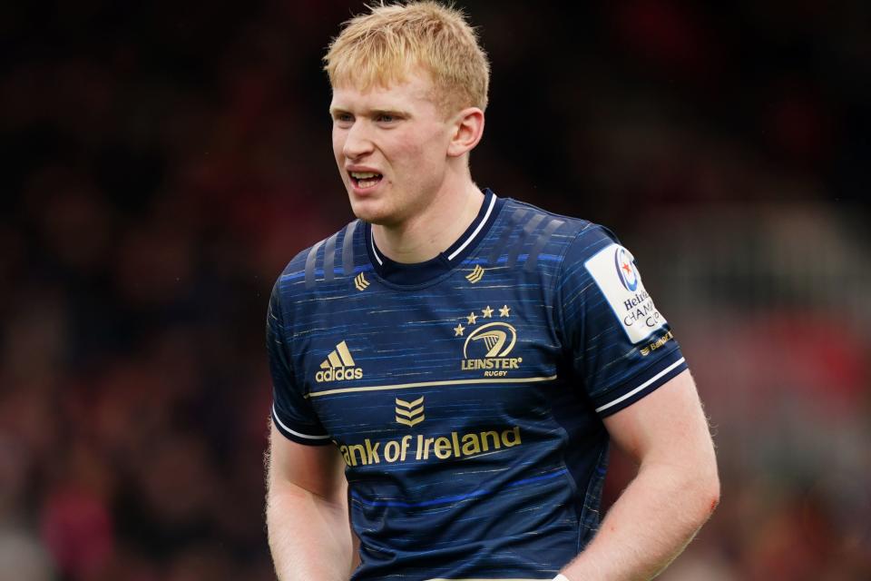 Leinster’s Jamie Osborne is the only uncapped player in Ireland’s Guinness Six Nations squad (PA Wire)