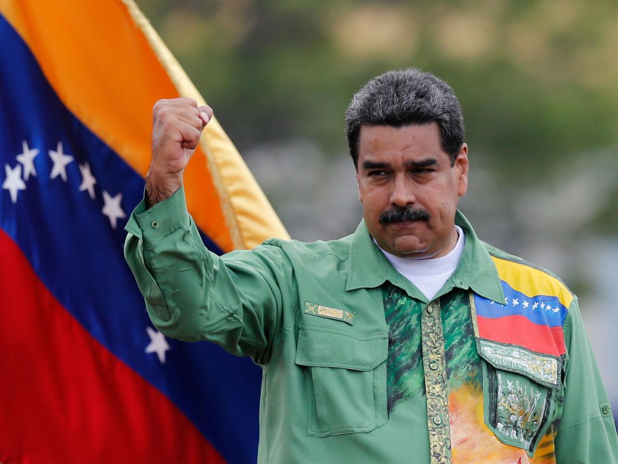 Nicolas Maduro is set to win a second term as president of Venezuela in Sunday's election: AP