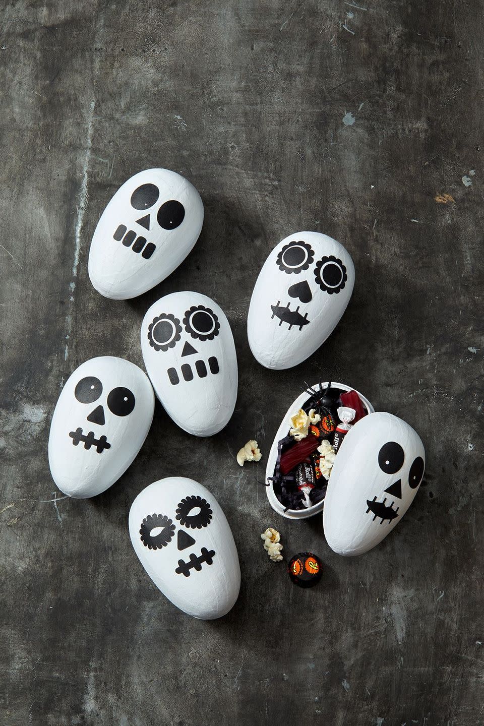 Skeleton Face Candy Packaging