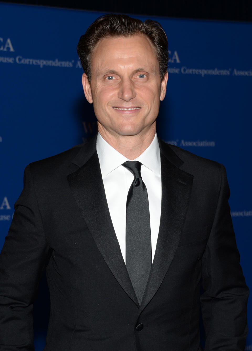 Tony Goldwyn arrives at the White House Correspondents' Association Dinner at the Washington Hilton Hotel, Saturday, May 3, 2014, in Washington.(Evan Agostini/Invision/AP)