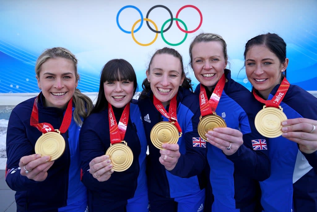 Eve Muirhead, right, and her team brought home Britain’s only gold medals (Andrew Milligan/PA) (PA Wire)