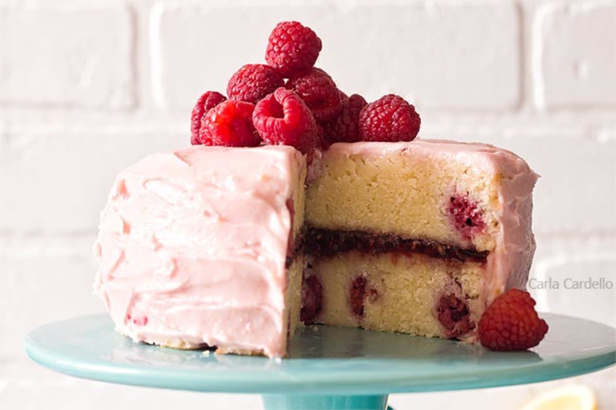 <p>Homemade in the Kitchen</p><p>Brighten up Mother's Day with this Lemon Raspberry Cake! It’s a 6-inch lemon cake with a raspberry filling and raspberry frosting, guaranteed to make Mom smile.</p><p><strong>Get the recipe: <a href="https://www.chocolatemoosey.com/lemon-raspberry-cake/" rel="nofollow noopener" target="_blank" data-ylk="slk:Lemon Raspberry Cake;elm:context_link;itc:0;sec:content-canvas" class="link rapid-noclick-resp">Lemon Raspberry Cake</a></strong></p><p><strong>Related: <a href="https://parade.com/1328700/kelsey-apley/birthday-cake-recipes/" rel="nofollow noopener" target="_blank" data-ylk="slk:Unforgettable Birthday Cake Recipes;elm:context_link;itc:0;sec:content-canvas" class="link rapid-noclick-resp">Unforgettable Birthday Cake Recipes</a></strong></p>