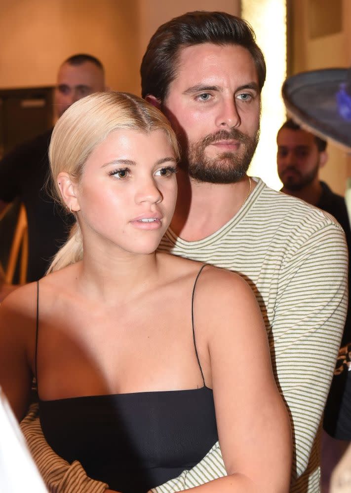 Sofia Richie and Scott Disick