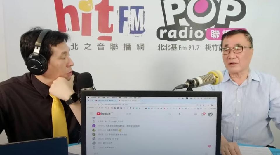 李四川今上午接受資深媒體人黃暐瀚專訪。翻攝POP Radio聯播網YT頻道