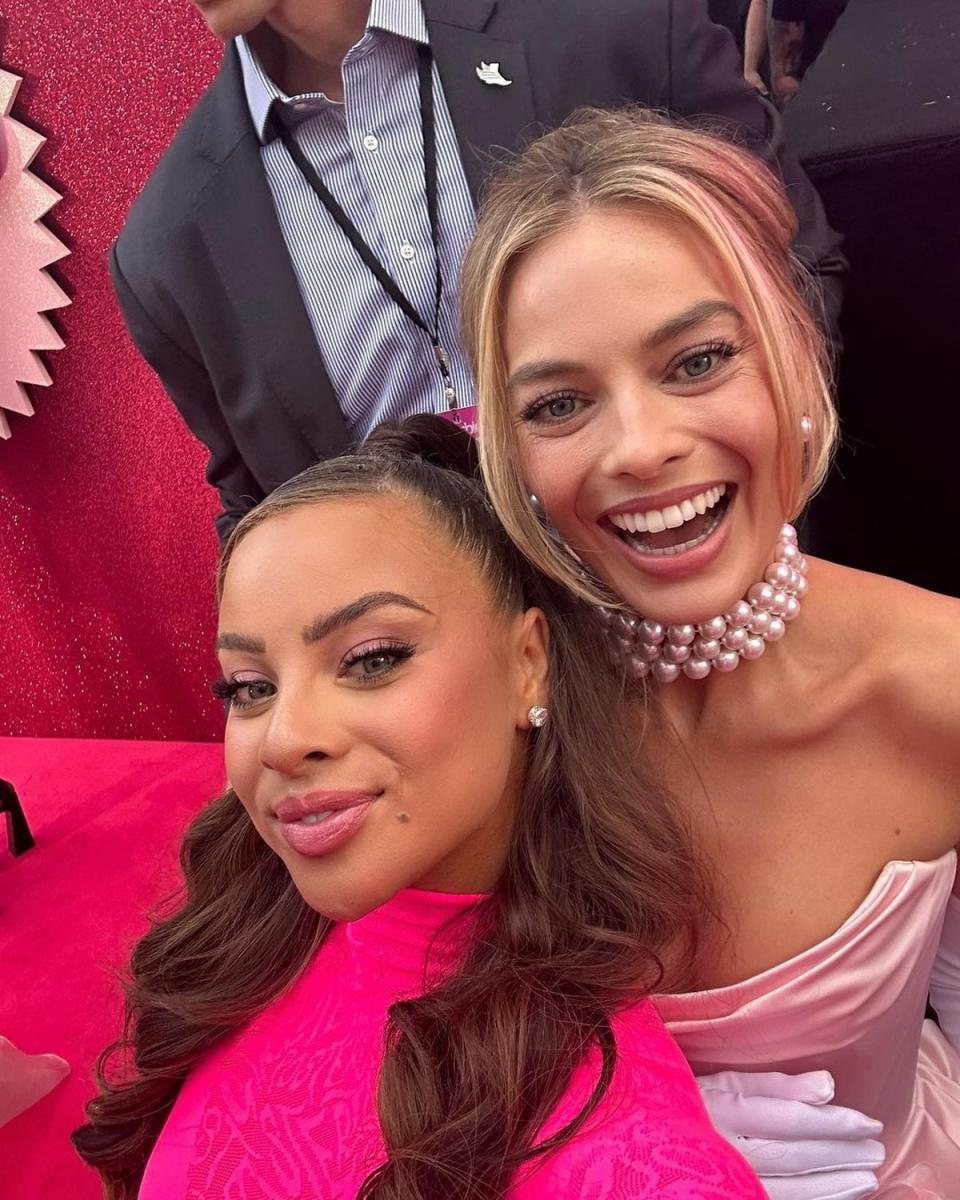 Danica Taylor recalled her experience of meeting Margot Robbie at the Barbie movie premiere (Instagram / @_danicataylor)
