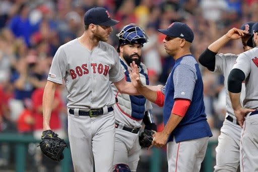 今年年初因作弊案離職的柯拉（Alex Cora）重回紅襪新任總教練。法新社