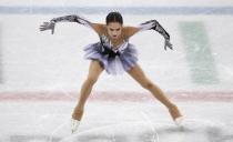 Figure Skating - Pyeongchang 2018 Winter Olympics - Ladies Single Skating Short Program - Gangneung, South Korea - February 21, 2018 - Alina Zagitova, an Olympic athlete from Russia, performs. REUTERS/Damir Sagolj