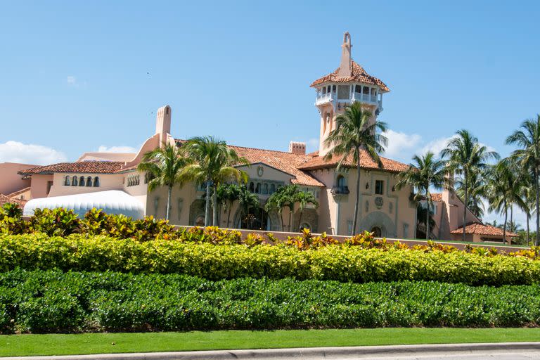 Vista general del Mar-a-Lago en Palm Beach, propiedad del expresidente Donald Trump, 21 de marzo de 2023