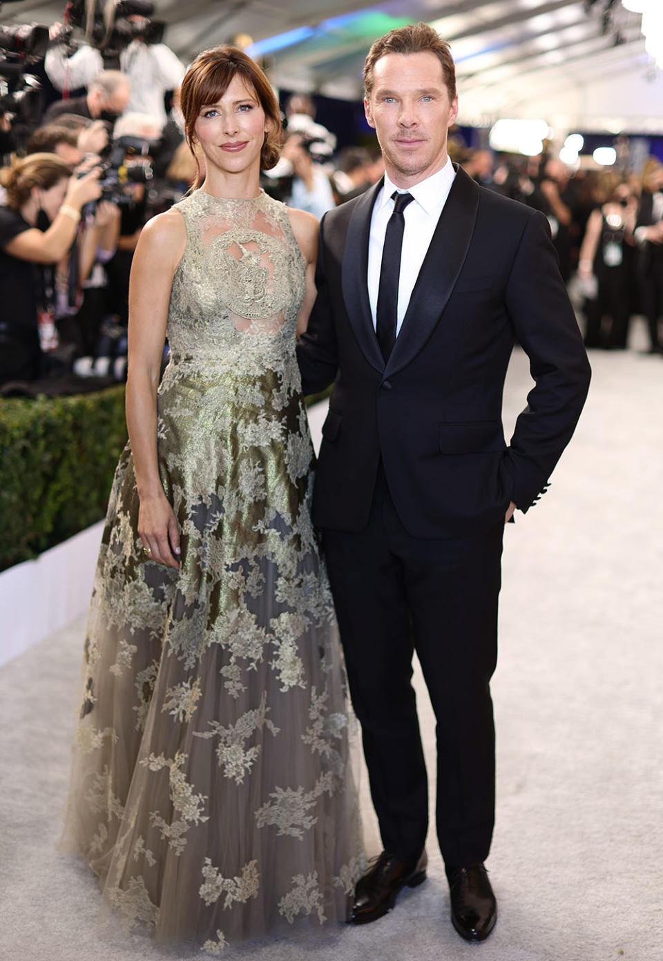 Sophie Hunter and Benedict Cumberbatch - Credit: Dimitrios Kambouris/Getty Images