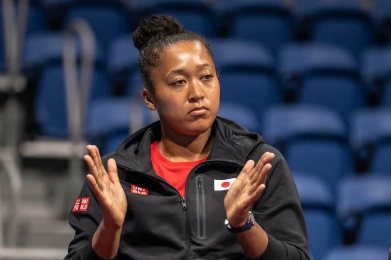 Naomi Osaka will play for Japan in their Billie Jean King Cup qualifier against Kazakhstan in Tokyo (Yuichi YAMAZAKI)