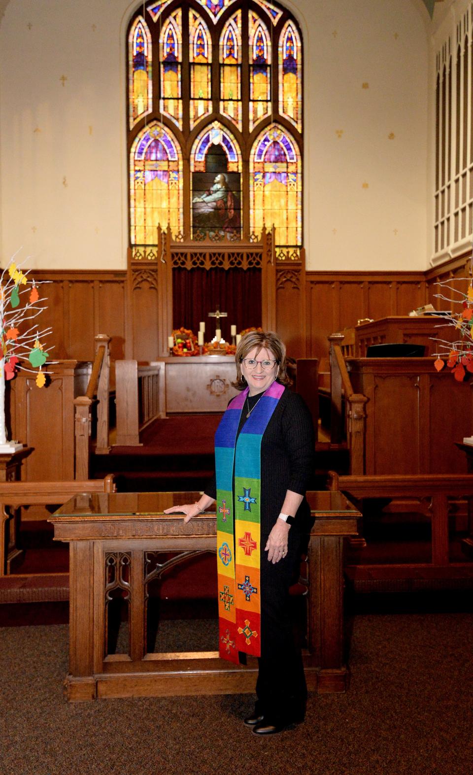 Rev. Margaret Ann Jessup at the Douglas Ave. Methodist Church in Springfield Tuesday Nov. 15, 2022.