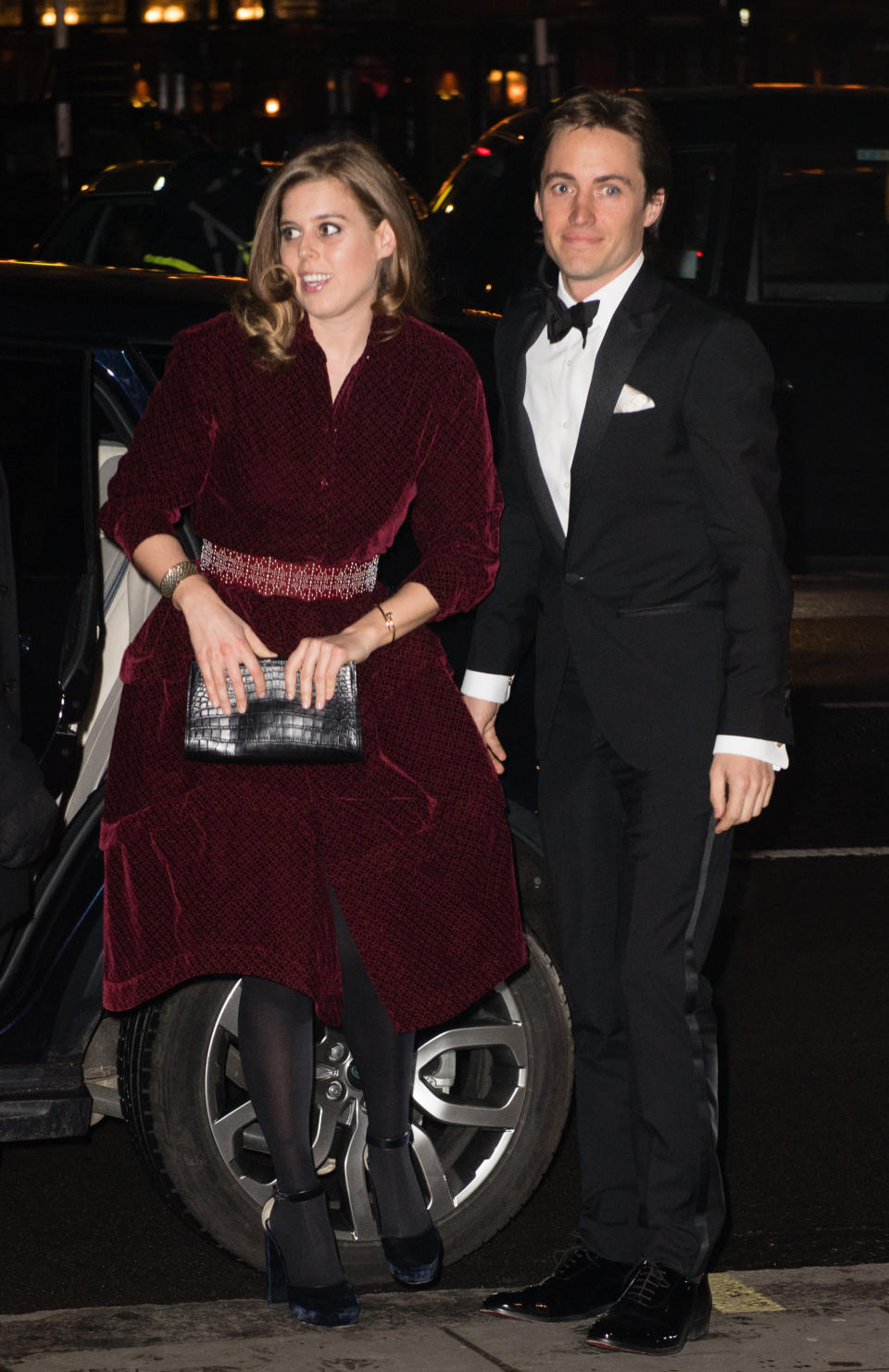 LONDON, ENGLAND - MARCH 12:  Princess Beatrice of York and Edoardo Mapelli Mozzi attend the Portrait Gala 2019 at the National Portrait Gallery on March 12, 2019 in London, England. (Photo by Samir Hussein/Samir Hussein/WireImage)