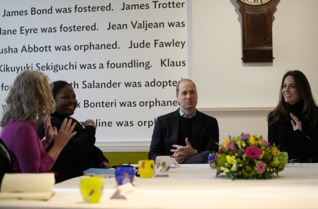 William and Kate at the Foundling Museum in London