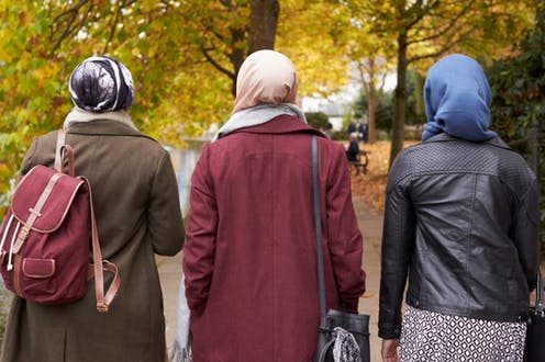   <span class="attribution"><a class="link " href="https://www.shutterstock.com/image-photo/british-muslim-female-friends-walking-urban-588835133" rel="nofollow noopener" target="_blank" data-ylk="slk:shutterstock/Monkey Business Images;elm:context_link;itc:0;sec:content-canvas">shutterstock/Monkey Business Images</a></span>