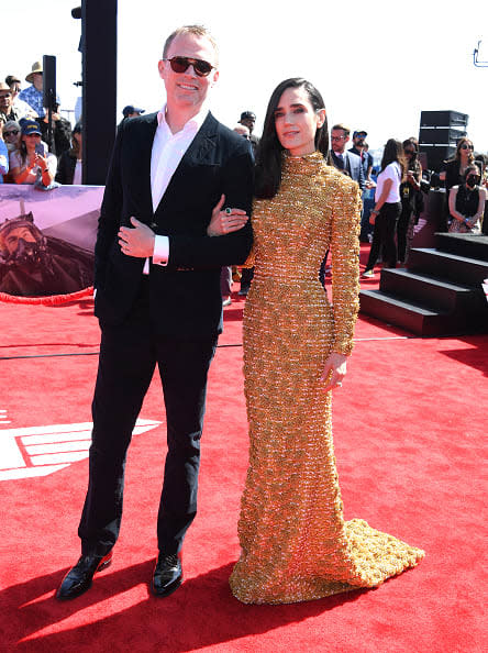 <div class="inline-image__caption"><p>Paul Bettany and Jennifer Connelly at the “Top Gun: Maverick” world premiere on May 04, 2022 in San Diego, California.</p></div> <div class="inline-image__credit">Steve Granitz/FilmMagic</div>