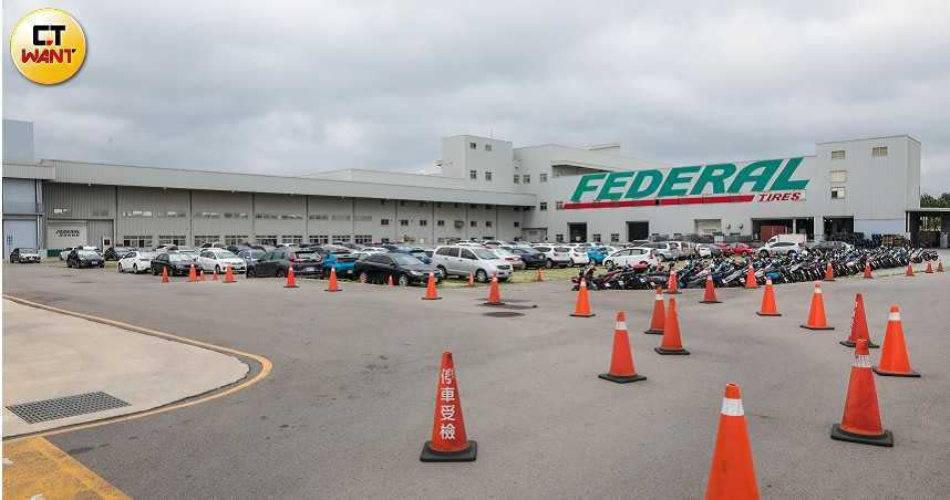 泰豐輪胎的品牌FEDERAL。（圖／馬景平攝）