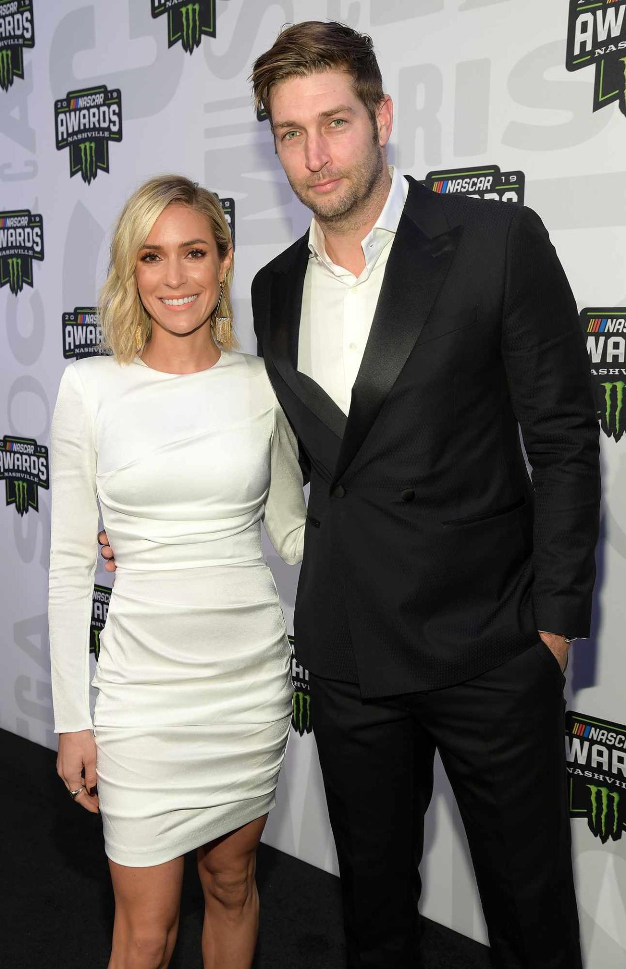 Jay Cutler and Kristin Cavallari attend the Monster Energy NASCAR Cup Series Awards at Music City Center on December 05, 2019 in Nashville, Tennessee