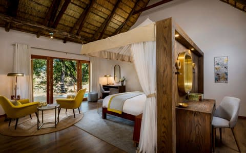 Ulusaba Safari Suite bedroom - Credit: Jonathan Cosh