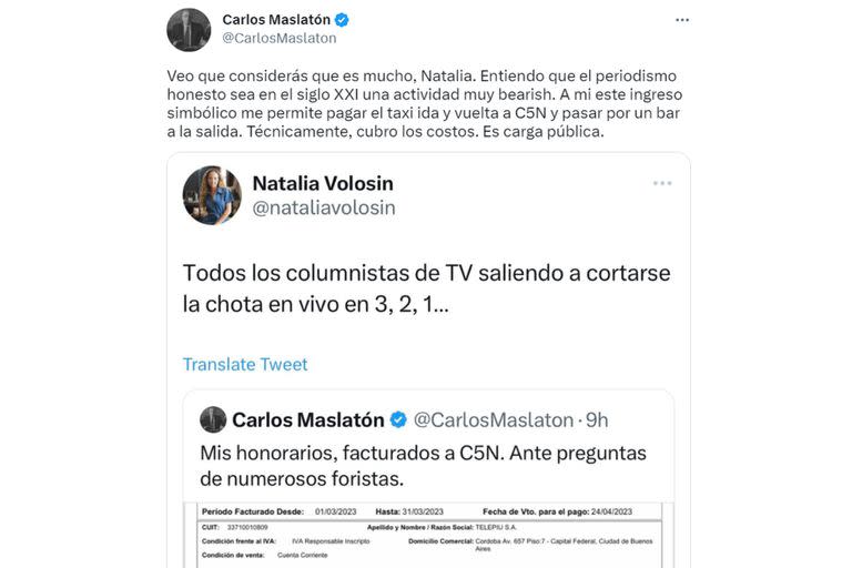 Los tuits de Carlos Maslatón que generaron polémica