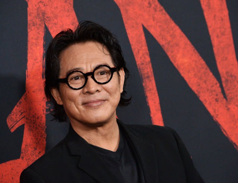 Jet Li attends the premiere of "Mulan" at the Dolby Theatre in the Hollywood section of Los Angeles on March 9, 2020. The actor turns 61 on April 26. File Photo by Jim Ruymen/UPI