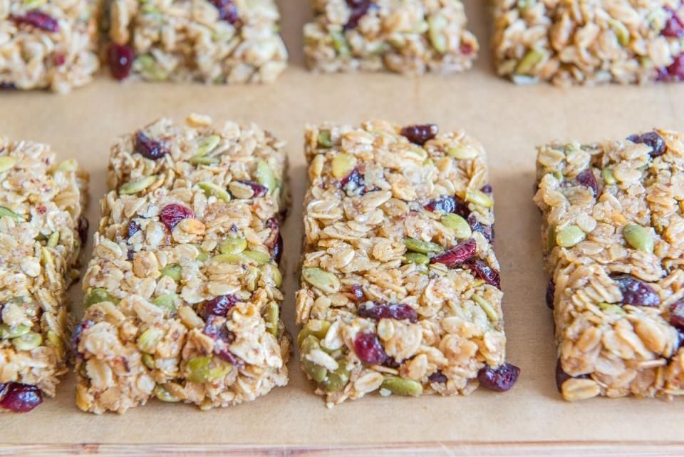 homemade granola bars