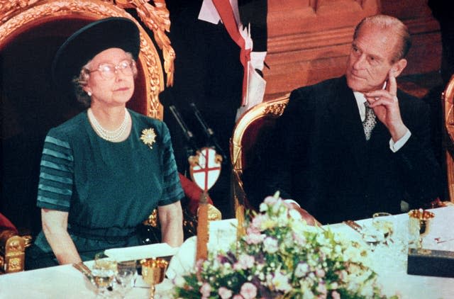 The luncheon marking Elizabeth II's 40 years as Queen