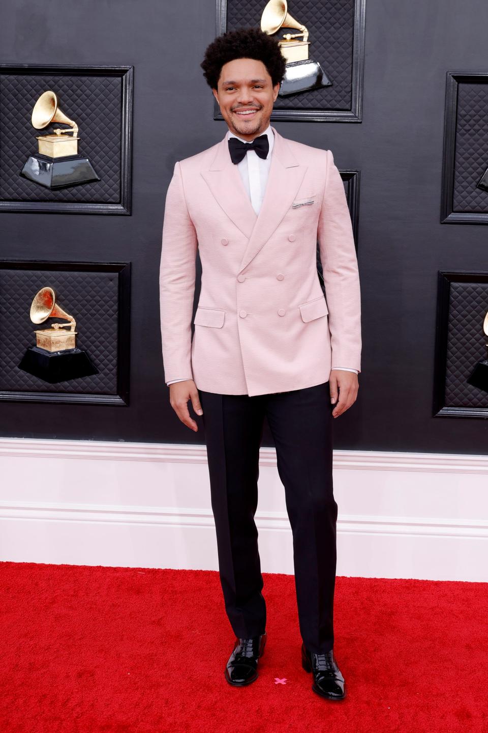Trevor Noah attends the 2022 Grammy Awards.