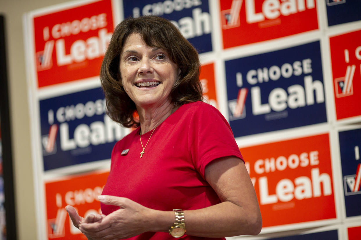 Wisconsin GOP state Sen. Leah Vukmir, now her party's nominee against Democratic U.S. Sen. Tammy Baldwin, was once ALEC's national chairwoman. (Photo: Bloomberg via Getty Images)