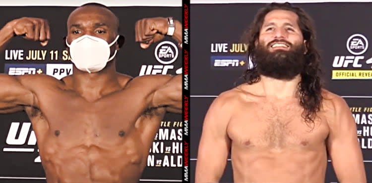 Kamaru Usman vs Jorge Masvidal - UFC 251 weigh-in