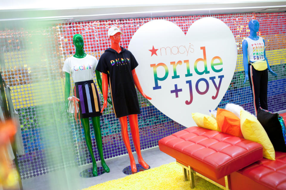 The Pride + Joy shop at Macy’s flagship.