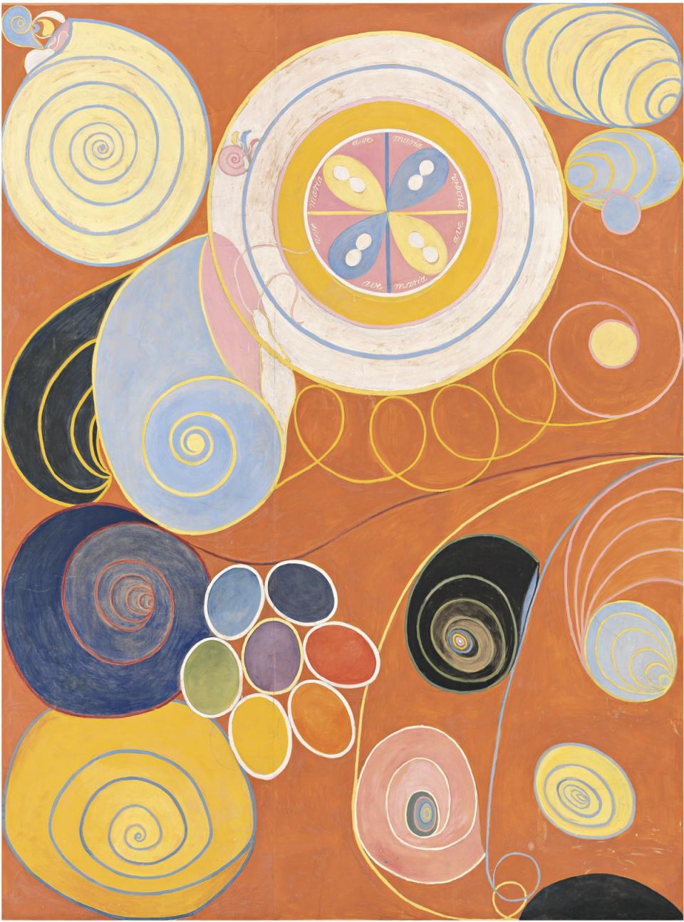 Hilma af Klint, The Ten Largest, Group IV, No. 3, Youth, 1907 (Courtesy of The Hilma af Klint Foundation)