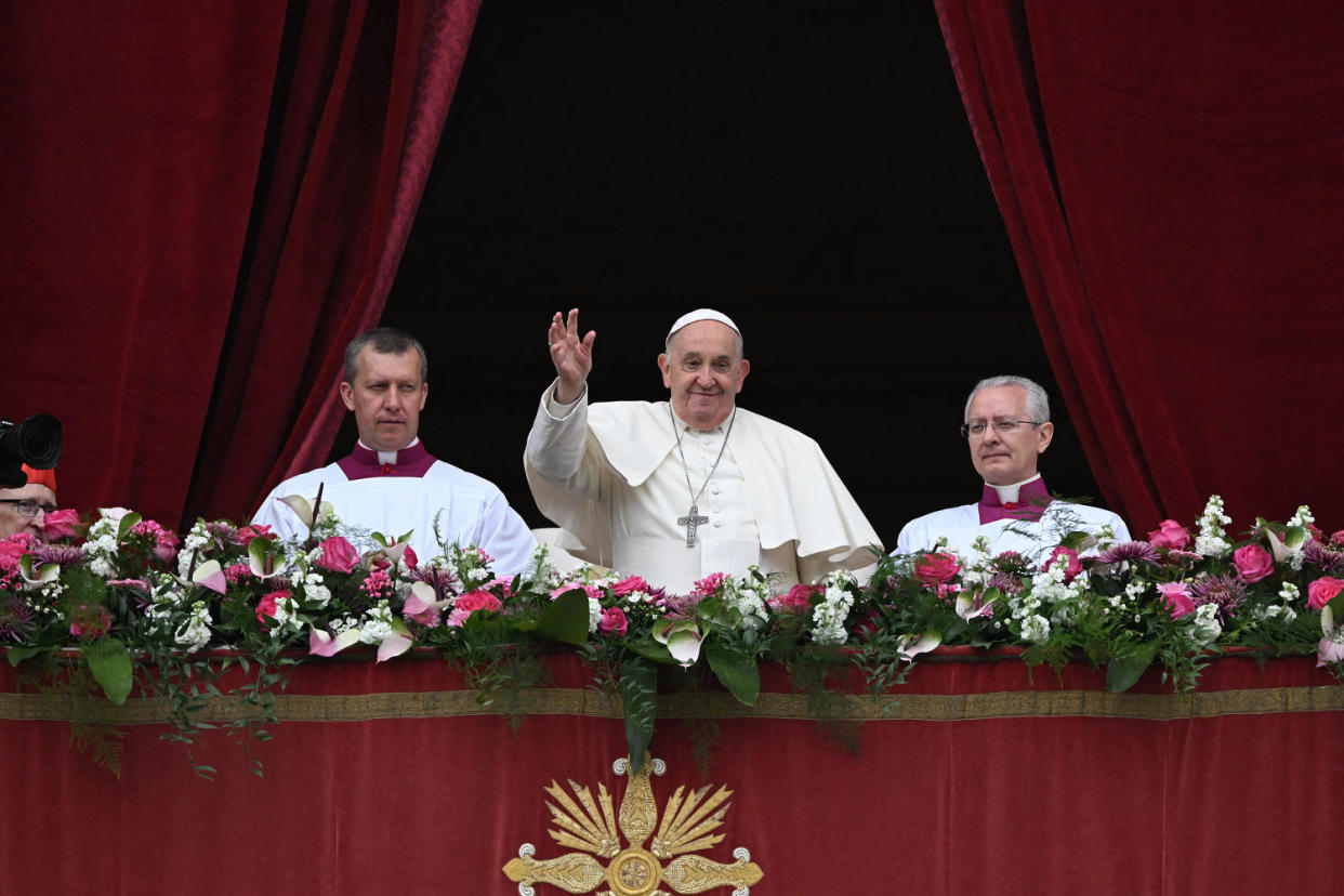 Image: VATICAN-RELIGION-EASTER-URBI-ORBI (TIZIANA FABI / AFP - Getty Images)