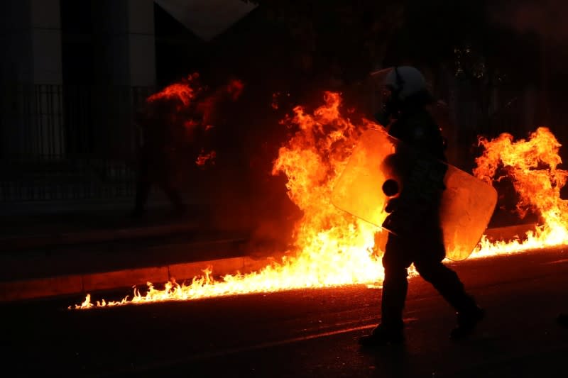 Protest following the death of George Floyd in Athens