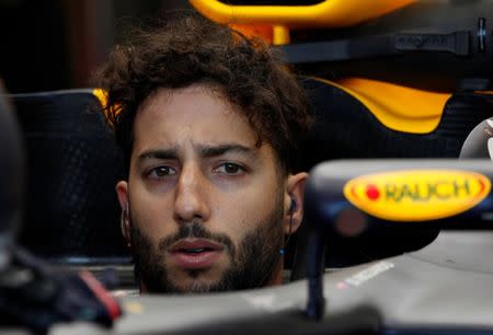 Formula One - F1 - Azerbaijan Grand Prix - Baku, Azerbaijan - June 23, 2017. Red Bull Racing's Daniel Ricciardo gets ready for the first practice session. REUTERS/David Mdzinarishvili