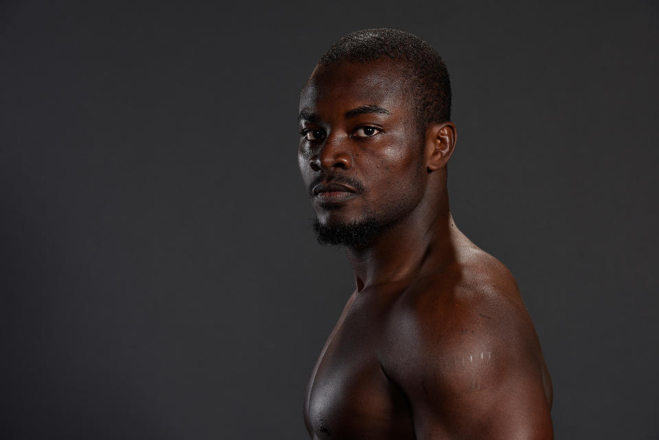 Abdul Razak Alhassan has been accused of raping two woman. (Photo by Mike Roach/Zuffa LLC/Zuffa LLC via Getty Images)