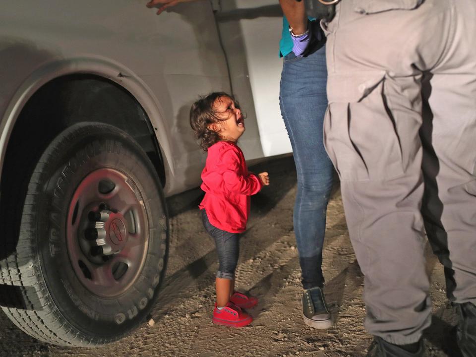 More than 11,000 migrant children are estimated to currently be in the custody of the US Department of Health and Human Services: (Photo by John Moore/Getty Images)