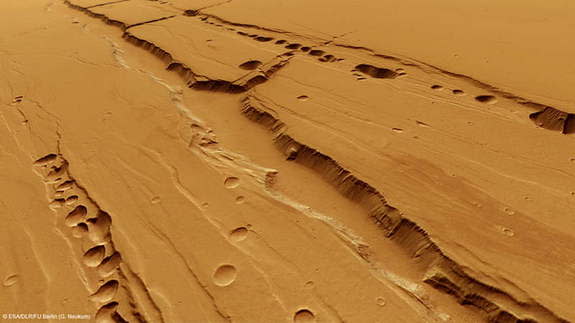 Arid Mars could serve as a model of a planet at the end of its life.