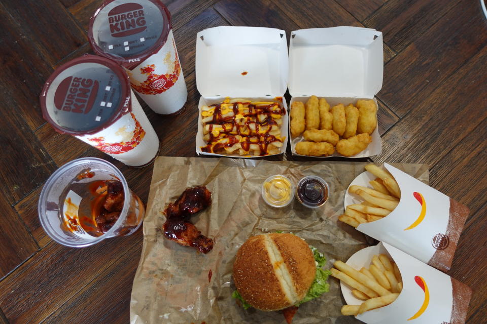 Burger King's new Korean menu 