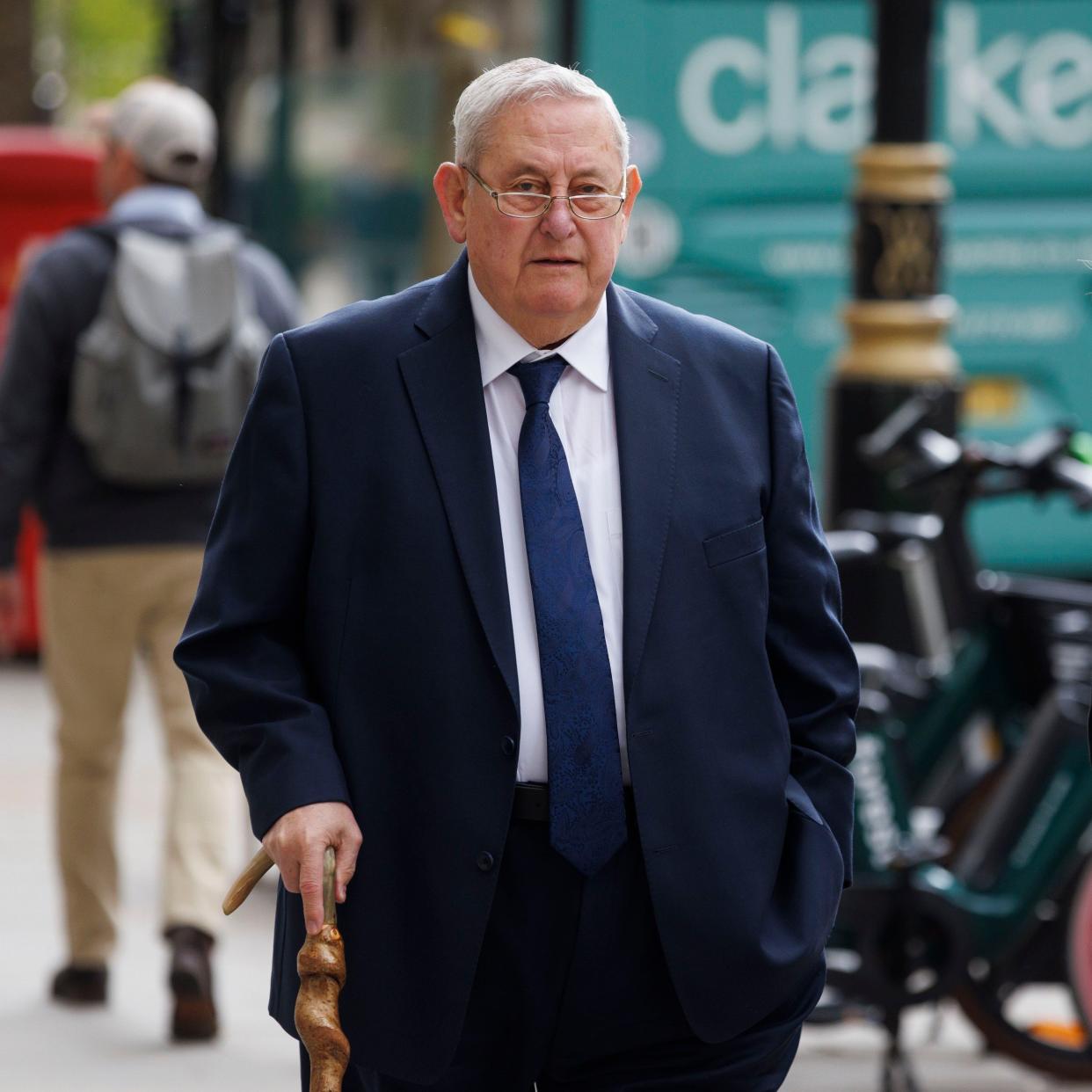 David Mills, the former Post Office chief executive, has arrived to give evidence at the inquiry this afternoon