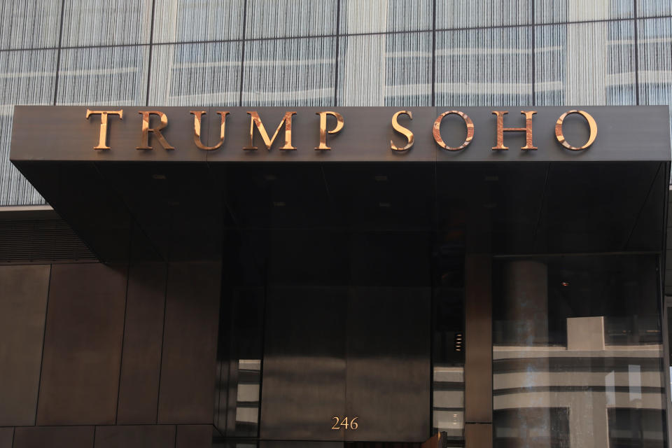 The Trump SoHo hotel is seen in Manhattan, New York, U.S. April 20, 2017. REUTERS/Shannon Stapleton