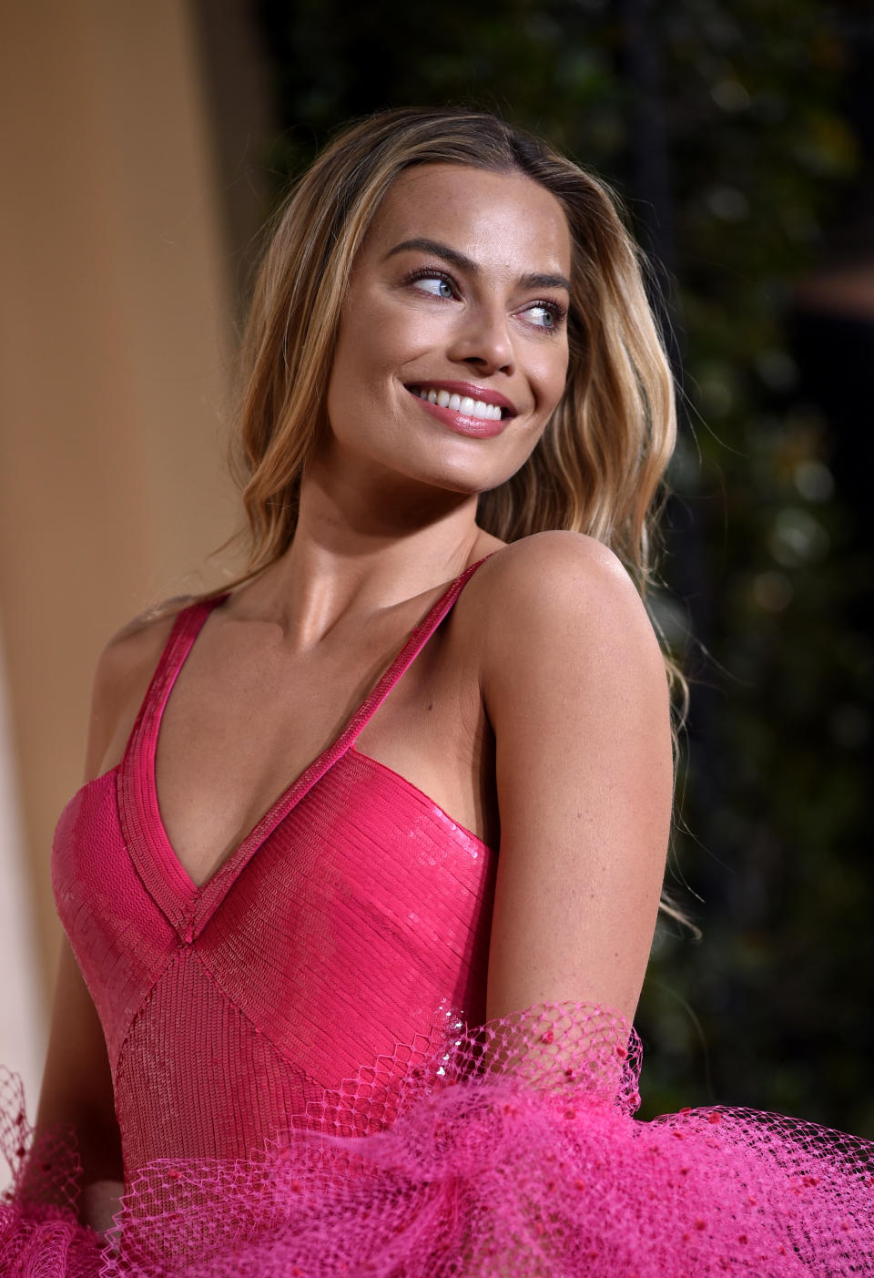 BEVERLY HILLS, CALIFORNIA - JANUARY 7: Margot Robbie attends the 81st Annual Golden Globe Awards at the Beverly Hilton on January 7, 2024 in Beverly Hills, California. (Photo by Lionel Hahn/Getty Images)