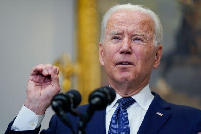 President Joe Biden gave an update on the Afghanistan situation on Sunday