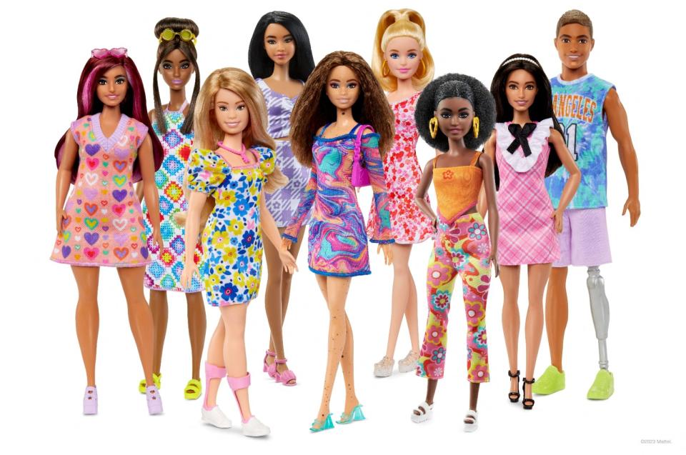 美泰兒Mattel玩具製造商推出唐氏症芭比娃娃。路透社