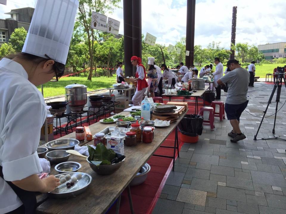 ▲東區客家美食料理比賽今(23)日在羅東文化工場舉行。（圖／記者李清貴翻攝 , 2017.09.23）