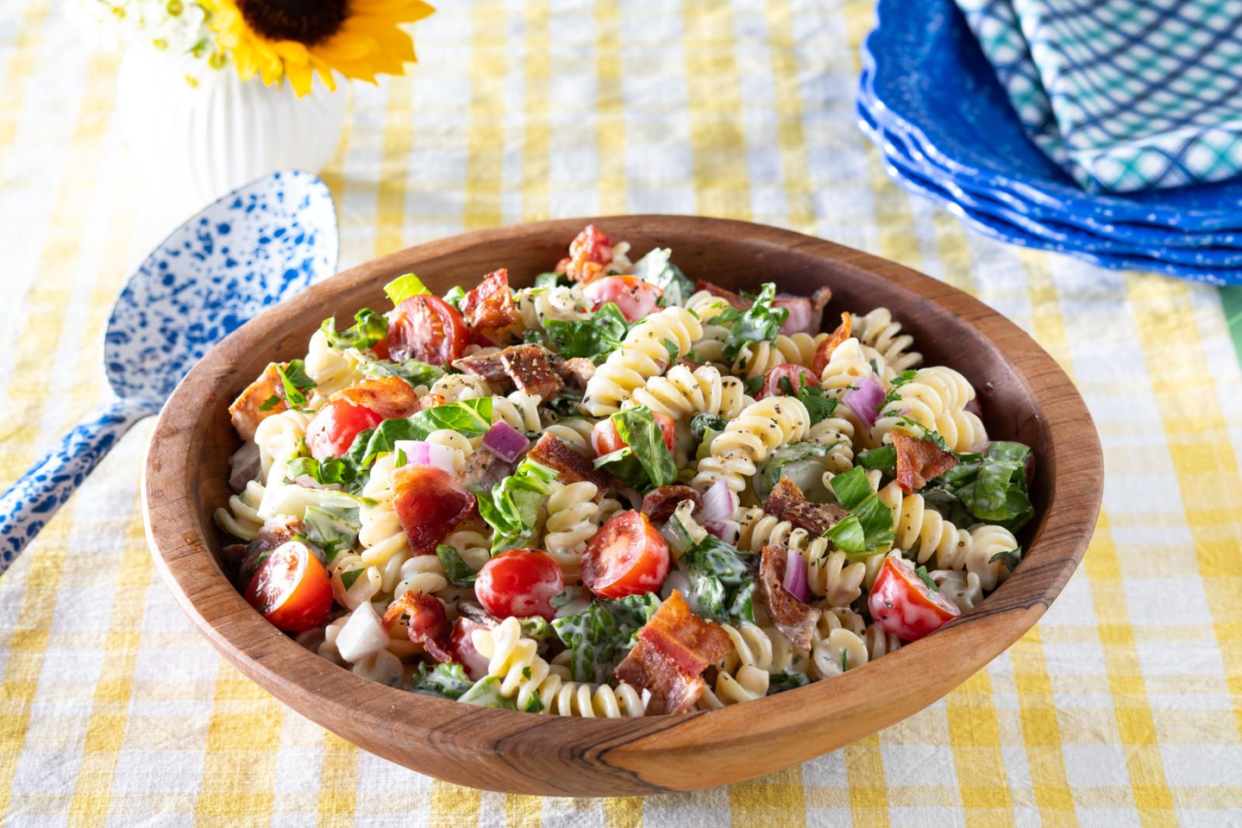 ranch flavored meal ideas blt pasta salad